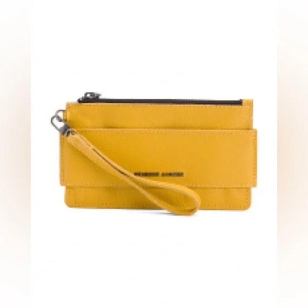 ETIENNE AIGNER | Madison Leather Small Boxed Clutch Mango